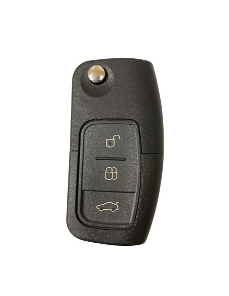 Ricambio Chiave per Telecomando Ford Focus Mondeo Fusion Fiesta Ka Kuga S-Max C-Max Galaxy Guscio con Lama 3 Tasti