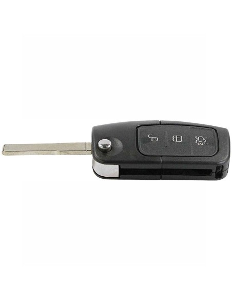 Ricambio Chiave per Telecomando Ford Focus Mondeo Fusion Fiesta Ka Kuga S-Max C-Max Galaxy Guscio con Lama 3 Tasti