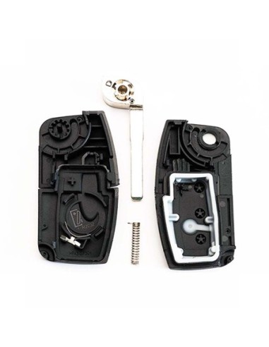 Ricambio Chiave per Telecomando Ford Focus Mondeo Fusion Fiesta Ka Kuga S-Max C-Max Galaxy Guscio con Lama 3 Tasti