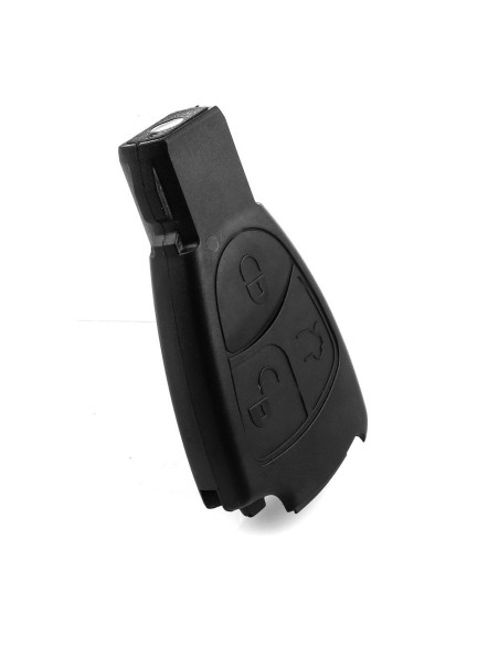 Guscio Cover Scocca Chiave per Telecomando 3 Tasti Mercedes Benz Classe A B C E S CL ML CLK CLS SLK Nero