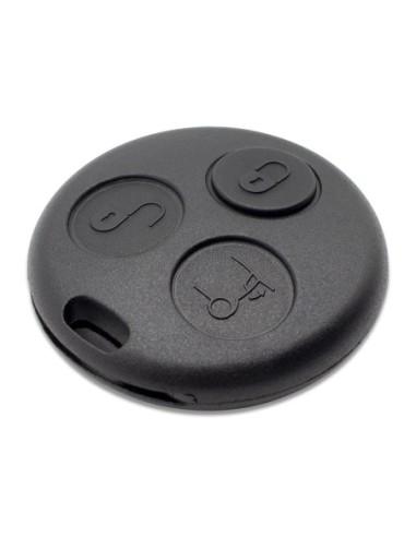 Ricambio Guscio Cover Scocca Chiave Telecomando a 3 Tasti Mercedes Benz Smart ForTwo 450 Roadster Crossblade City Coupe City Cabrio Senza Lama