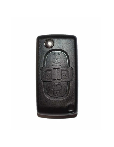 Ricambio Chiave per Telecomando Peugeot 807 1007 1008 Citroen C8 Guscio con Lama 4 Tasti