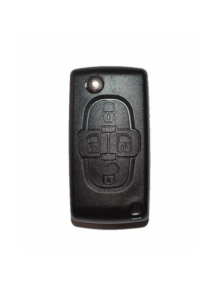 Ricambio Chiave per Telecomando Peugeot 807 1007 1008 Citroen C8 Guscio con Lama 4 Tasti