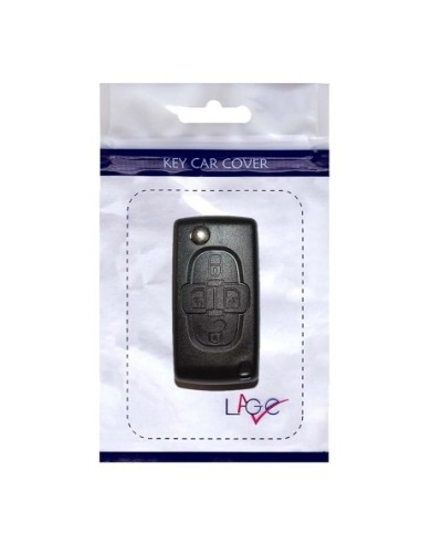 Ricambio Chiave per Telecomando Peugeot 807 1007 1008 Citroen C8 Guscio con Lama 4 Tasti