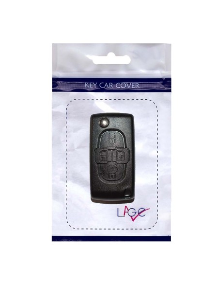 Ricambio Chiave per Telecomando Peugeot 807 1007 1008 Citroen C8 Guscio con Lama 4 Tasti