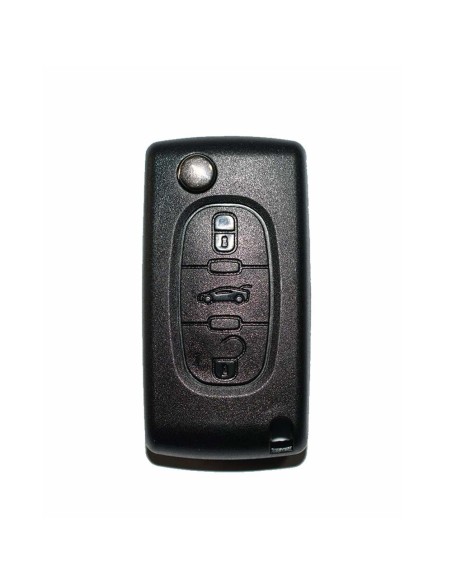 Ricambio Chiave per Telecomando Peugeot 107 207 306 307 308 407 607 3008 5008 Guscio con Lama 3 Tasti