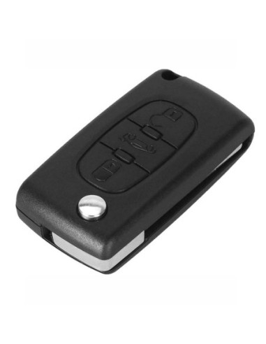 Ricambio Chiave per Telecomando Peugeot 107 207 306 307 308 407 607 3008 5008 Guscio con Lama 3 Tasti