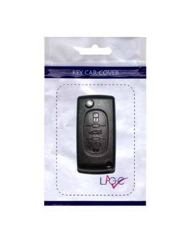 Ricambio Chiave per Telecomando Peugeot 107 207 306 307 308 407 607 3008 5008 Guscio con Lama 3 Tasti