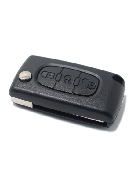 Ricambio Chiave per Telecomando Peugeot 106 107 205 206 207 208 306 307 308 309 406 407 408 806 Citroen C1 C2 C3 C4 C5 Berlingo XSARA Picasso Saxò Guscio con Lama 3 Tasti