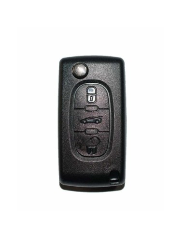 Ricambio Chiave per Telecomando Peugeot 207 307 407 3008 5008 Guscio con Lama a 3 Tasti