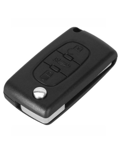 Ricambio Chiave per Telecomando Peugeot 207 307 407 3008 5008 Guscio con Lama a 3 Tasti