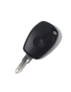 Ricambio Chiave 2 Tasti Guscio con Lama per Telecomando Renault Nero  Twingo Clio Modus Megane Laguna Kangoo Espace Traffic Master Dacia Logan Sandero Duster Opel Vivaro Movano Nissan Interstar 2