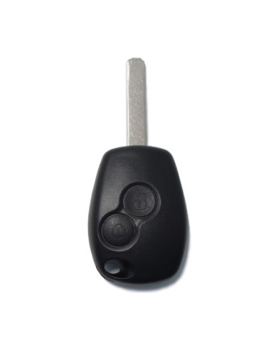 Ricambio Chiave 2 Tasti Guscio con Lama per Telecomando Renault Nero  Clio Modus Twingo Kangoo