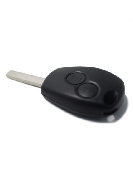 Ricambio Chiave 2 Tasti Guscio con Lama per Telecomando Renault Nero  Clio Modus Twingo Kangoo