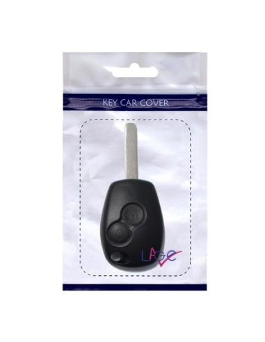 Ricambio Chiave 2 Tasti Guscio con Lama per Telecomando Renault Nero  Clio Modus Twingo Kangoo