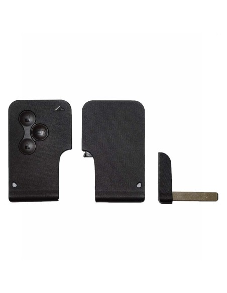 Ricambio Chiave per Telecomando Renault Clio Logan Megane Koleos Scenic Modus Espace Kangoo Twingo Kadjar Guscio con Lama 3 Tasti