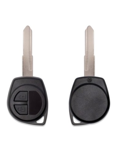 Ricambio Guscio Scocca Chiave per Telecomando a 2 Tasti Suzuki Swift Vitara Jimny Gran Vitara Ignis Alto SX4 Liana Splash Baleno Karimun Wagon R Opel Agila Fiat Sedici Cover con vite