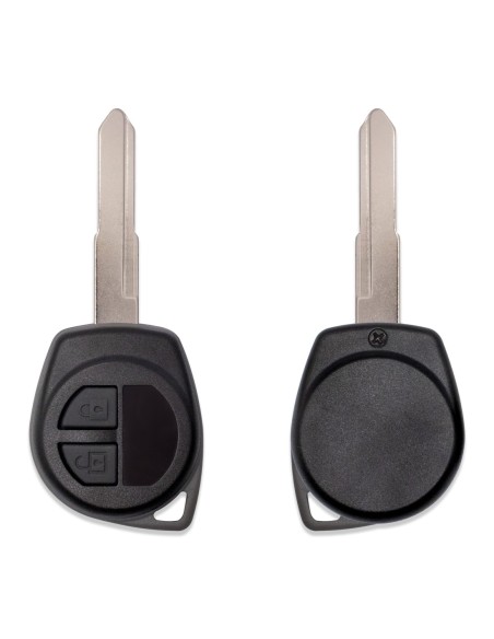 Ricambio Guscio Scocca Chiave per Telecomando a 2 Tasti Suzuki Swift Vitara Jimny Gran Vitara Ignis Alto SX4 Liana Splash Baleno Karimun Wagon R Opel Agila Fiat Sedici Cover con vite