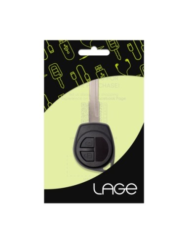 Ricambio Guscio Scocca Chiave per Telecomando a 2 Tasti Suzuki Swift Vitara Jimny Gran Vitara Ignis Alto SX4 Liana Splash Baleno Karimun Wagon R Opel Agila Fiat Sedici Cover con vite