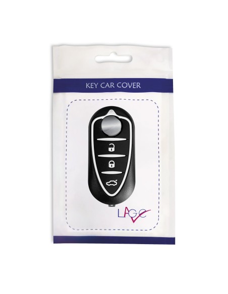 Chiave di Ricambio NERA per Alfa Romeo MiTo Giulietta Brera 159 con Lama SENZA ELETTRONICA