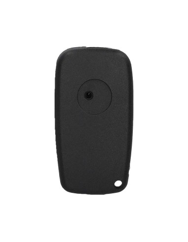 Ricambio Chiave a 3 Tasti per Telecomando Fiat Grande Punto Panda Bravo Stilo Ducato Ulysse Doblò Guscio con Lama Nero