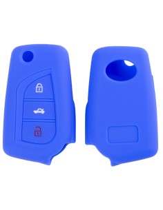 Guscio in Silicone Cover per Toyota Corolla Yaris Auris Avensis RAV4 - BLU