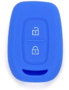 Guscio in Silicone Cover per Renault Clio, Captur, Kangoo, Dacia Sandero, Duster, Logan, Dokker - BLU