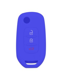 Guscio in Silicone Cover per Renault Clio, Captur, Megane, Scenic, Kangoo - BLU