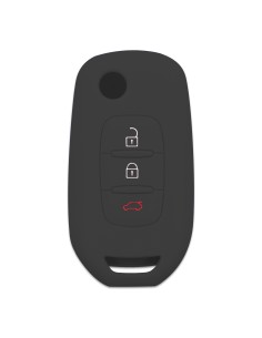 Guscio in Silicone Cover per Renault Clio, Captur, Megane, Scenic, Kangoo - NERO