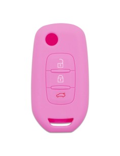 Guscio in Silicone Cover per Renault Clio, Captur, Megane, Scenic, Kangoo - ROSA