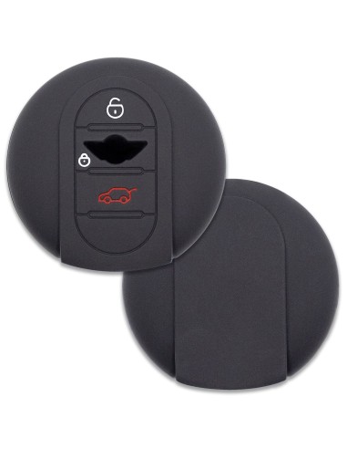 Guscio in Silicone per Chiave Mini Cooper, One, Hatchback, Clubman, Countryman - NERO