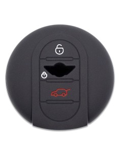 Guscio in Silicone per Chiave Mini Cooper, One, Hatchback, Clubman, Countryman - NERO