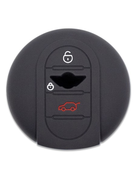 Guscio in Silicone per Chiave Mini Cooper, One, Hatchback, Clubman, Countryman - NERO