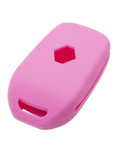 Guscio in Silicone Cover per Renault Clio, Captur, Megane, Scenic, Kangoo - ROSA
