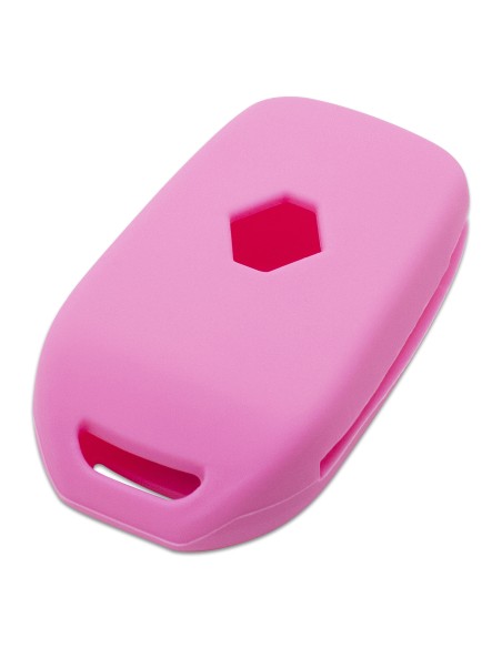 Guscio in Silicone Cover per Renault Clio, Captur, Megane, Scenic, Kangoo - ROSA