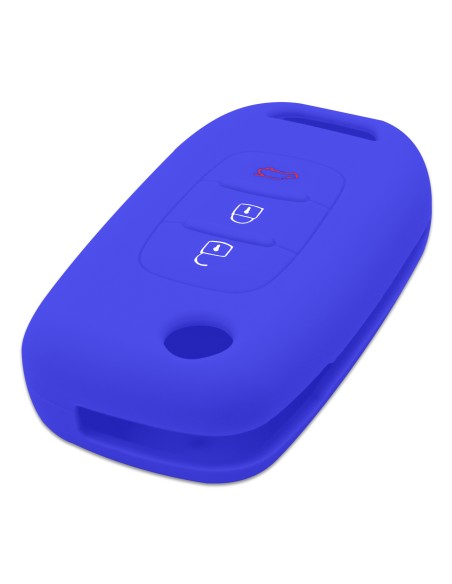 Guscio in Silicone Cover per Renault Clio, Captur, Megane, Scenic, Kangoo - BLU