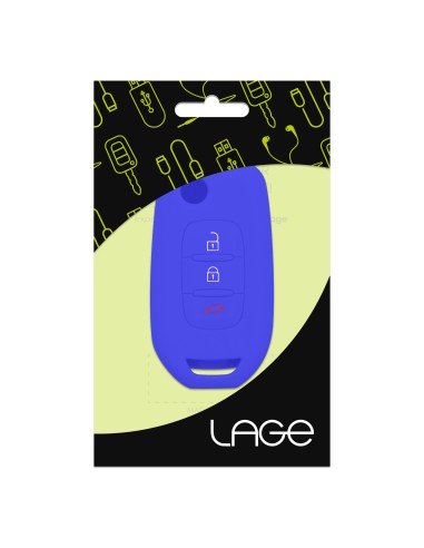 Guscio in Silicone Cover per Renault Clio, Captur, Megane, Scenic, Kangoo - BLU