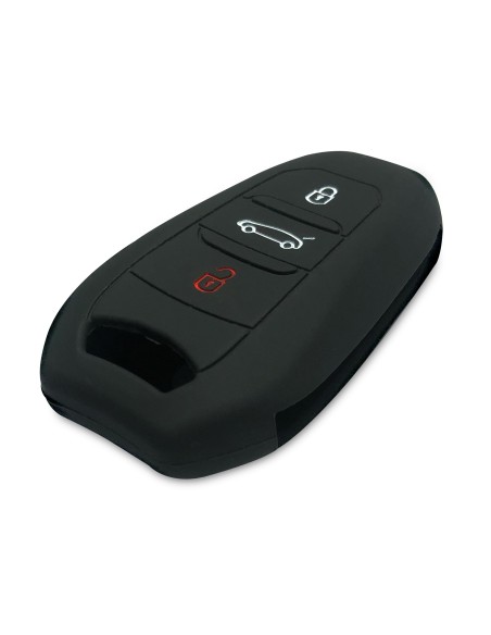 Guscio Chiave Nero Citroen/Peugeot per Chiavi Keyless Modelli di Riferimento per Citroen C4 Grand Picasso C4 Picasso Peugeot 308 508 3008 5008