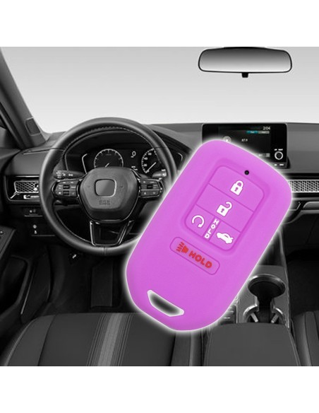 Guscio Chiave Compatibile con Honda Civic, CR-V, Accord, HR-V, Odyssey, Pilot - VIOLA