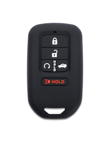 Guscio Chiave Compatibile con Honda Civic, CR-V, Accord, HR-V, Odyssey, Pilot - NERO