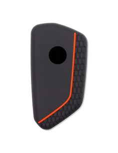 Guscio in Silicone Cover Chiave per Telecomando Volkswagen Golf 8 Tiguan, Passat, Arteon, T-Roc, ID.3 e ID.4, Seat Leon, Ateca, Cupra, Skoda Octavia - NERO 2