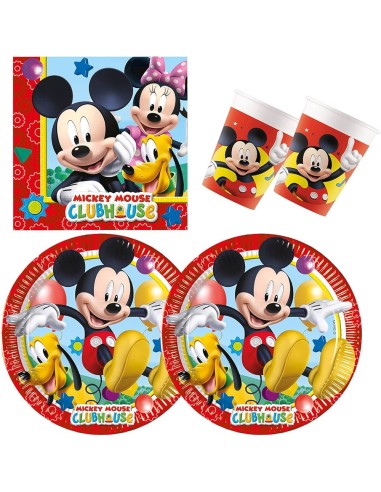Piatto Playful Mickey Mouse in Carta 23 cm
