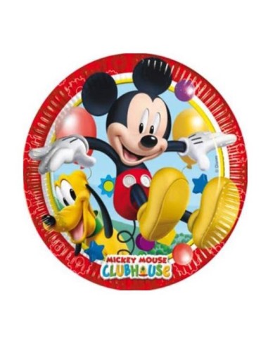 Piatto Playful Mickey Mouse in Carta 23 cm