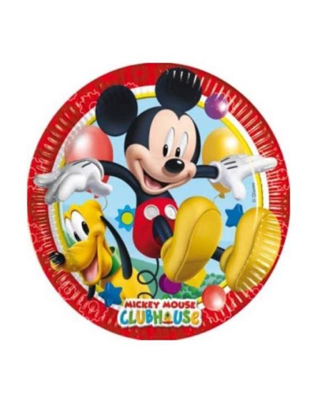 Piatto Playful Mickey Mouse in Carta 23 cm