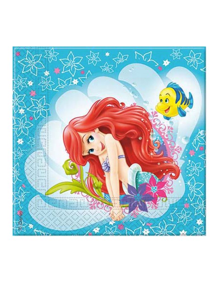 Tovagliolo Ariel Mermaid 33x33 cm