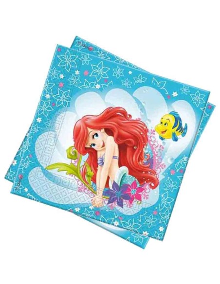 Tovagliolo Ariel Mermaid 33x33 cm
