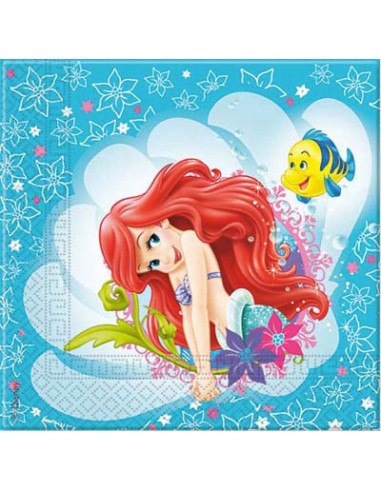 Tovagliolo Ariel Mermaid 33x33 cm