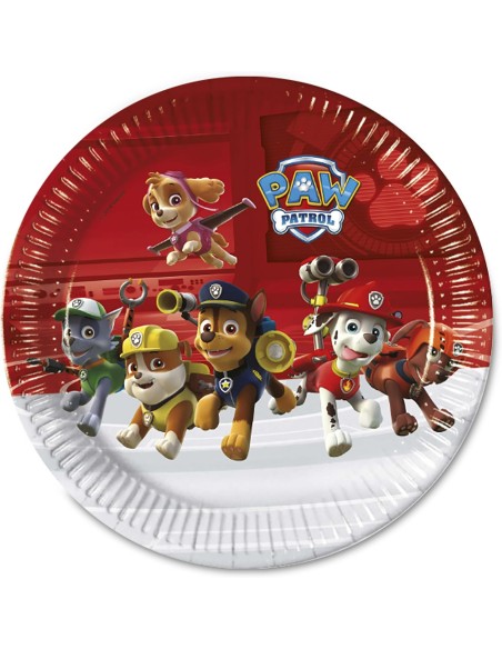Piatto Paw Patrol in Carta 23 cm