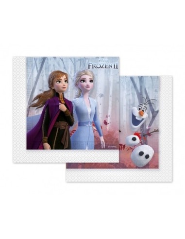 Tovagliolo Frozen II in Carta 33x33 cm