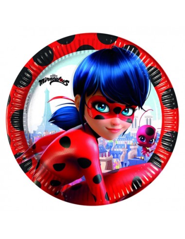 Piatto Miraculous Ladybug 23 cm
